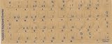 Turkish keyboard stickers -Blue-