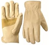 Wells Lamont 1130XX Grain Palomino Cowhide, Keystone Thumb, Self-Hem, Palm Patch, Work Glove, XX-Large