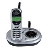 V-Tech VTIA5851 5.8GHz Analog Cordless Telephone with Answering Machine and Caller ID (Silver/Black)