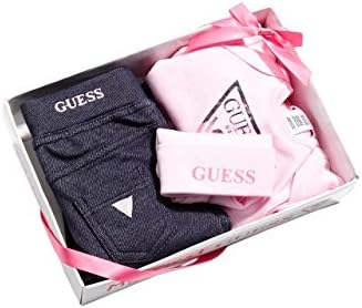 GUESS Kids Newborn Girl My First GUESS 3-Piece Gift Set (0-9m)