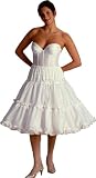 41ZFIbTuYTL. SL160  Below Knee Bridal Petticoat Wedding Gown Crinoline Slip