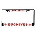Ohio State Buckeyes Chrome License Plate Frame