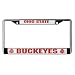 Ohio State Buckeyes Chrome License Plate Frame