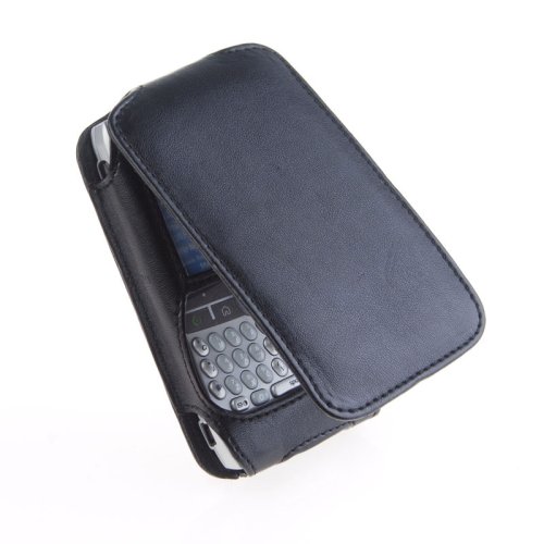 Premium Leather Pouch with Ratcheting Clip for Motorola Q