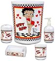 BETTY BOOP CHECKERBOARD 5PC BATHROOM SET