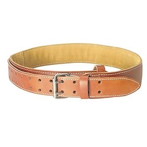 Custom LeatherCraft 21960 2 3 4-Inch Tapered Leather Work Belt by 