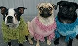 Antique Pink, Boa Dog Sweater (Size 10-12)