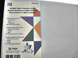 Wrights EZ Quilting 12 x18 No-Melt Mylar Template 6pk