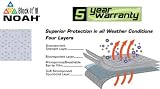 Wolf Superior Grade Paint Protection Outdoor/Indoor Use Noah Custom Fit Car Cover - Gray