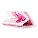Uncle.Y Galaxy S7 Edge Case,S7 Edge Case, Galaxy S7 Edge Wallet Case,Pu Leather Flip Case [Lanyard Design] Stand Cover Case for Samsung Galaxy S7 Edge (Flower)