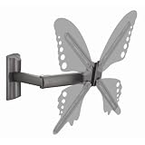 Barkan Full Articulating Wall Mount for 13 to 37 inch Flat Panel TVs 34-42 Black