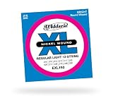 D'Addario Guitar Strings Set, Xl Regular Lite 12-String