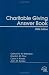 Books : Charitable Giving Answer Book, 2006