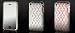 Apple iPhone 3G 3GS Metallic Series Engraved Edition Slim Fit Case & Screen Protection (Silver/ Stitch)