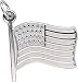 Jewelry : USA Flag Charm by Rembrandt Charms