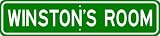 WINSTON ROOM SIGN - Personalized Gift Boy or Girl, Aluminum