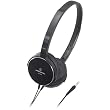 Audio Technica ATHES55BK On-Ear Headphones, Black