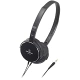 Audio Technica ATHES55BK On-Ear Headphones, Black