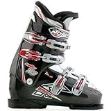 Men's Nordica One 10 Ski Boot, Black/White Color, Size 25.5