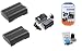 2 Pack Battery And Charger Kit For Olympus E-30 Digital SLR Camera Includes 2 Extended (1800 Mah) Replacement BLM-1 Batteries + Ac / Dc Travel Charger + LCD Screen Protectors + 5 Piece Cleaning Kit