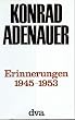 Cover Erinnerungen 1945-1953