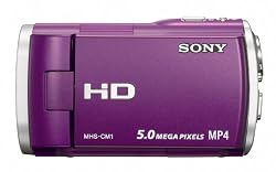 Sony Webbie MHS-CM1 HD Camcorder (Purple)