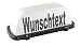 Produkt-Bild: Dachaufsetzer weiss mit Wunschtext ohne Beleuchtung
