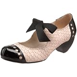 ALL BLACK Womens Fish Bow Mary Jane Pump