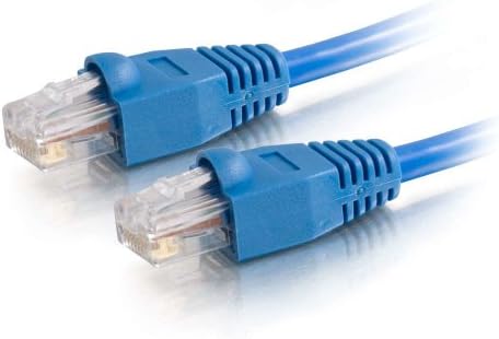 C2G/Cables to Go 22822 Cat5E Snagless UTP Unshielded Network Patch Cable, Blue (5 Feet/1.52 Meters)