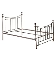Georgian Antique-Silver Effect Bedstead