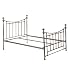 Georgian Antique Silver Effect Bedstead