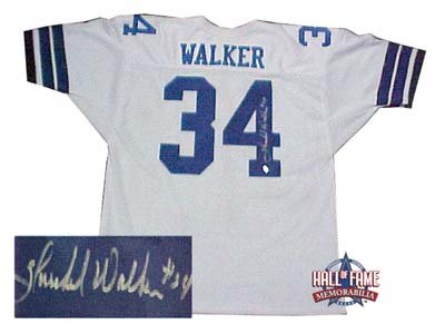 Herschel Walker Autographed/Hand Signed White Jersey