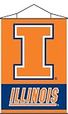 Set of 2 Illinois Fighting Illini 28X40 Indoor Banner Scroll - NCAA