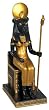 Sitting Sekhmet - Cold Cast Resin - 7.25" Height