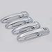 EAG Handle Cover W/O PSG Key Hole Chrome ABS 4 Door Fit Fit for 02-07 Liberty / 99-04 Grand Cherokee / 02-08 Ram 1500/03-09 Ram 2500/3500 / 05-10 Dakota / 04-10 Durango