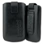 Original Bugatti Leder-Slim Case Tasche f�r Sony Ericsson Aino, C905 / C905i, K850 / K850i & M600 / M600i "Bugatti M" Ledertasche, Schutzh�lle - Gr��e: M - NEU - Farbe: Black