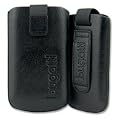 Original Bugatti Leder-Slim Case Tasche f�r Apple iPhone 1.0, iPhone 3G, iPhone 3Gs & iPod Touch "Bugatti M" Ledertasche, Schutzh�lle - Gr��e: M - NEU - Farbe: Black