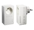 Netgear XAVB1401-100FRS Pack de 2 Adaptateurs CPL Ethernet Powerline 200 Mbit/s Mini Avec prise femelle int�gr�e Homeplug AV+ 1 port