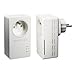 Netgear XAVB1401-100FRS Pack de 2 Adaptateurs CPL Ethernet Powerline 200 Mbit/s Mini Avec prise femelle int�gr�e Homeplug AV+ 1 port