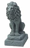 Emsco Group 2211 Poly Guardian Lion Statue Granite 28-Inch
