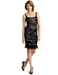 Nicole Miller Women's Sheath Tuck Dress, Black, 10