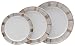 Truffle Layers wide rimmed dinner plate