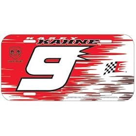 #9 Kasey Kahne Plastic License Plate - Nascar Everham Racing from Clothing & Gear