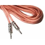 HOSA SPEAKER CABLE, CLEAR INSULATION, 12AWG x2, 75 ft. Uses Jumbo-shell 1/4" Plugs.