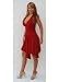 d188 Sexy Marilyn Monroe Halter Salsa Dress