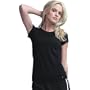 Alo Ladies' Short Sleeve Mesh-Back Tee in Pink - Medium