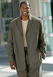 Kings' Court Wrinkle Resistant Linen 4 Button Suit Jacket