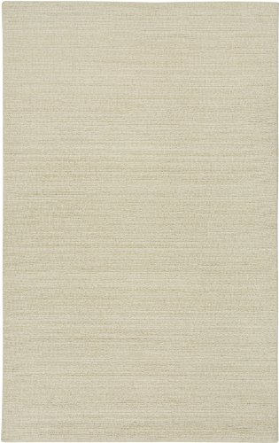 Rizzy Rugs CT-1357 8-Foot-by-10-Foot Country Area Rug, Solid White