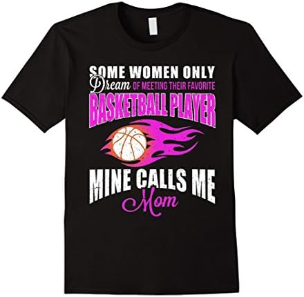 Men's Favorite Basketball Player Mine Calls Me Mom T Shirt Gifts 3XL Black