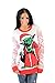 STAR WARS Jedi Yoda Dressed As Santa Adult LED Light Up Candy Cane Ugly Christmas Sweater